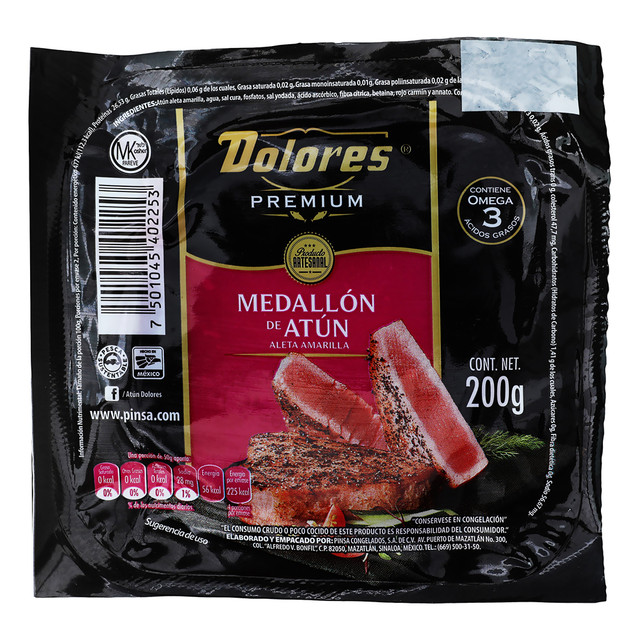 Medallón De Atún Congelado (200grs)