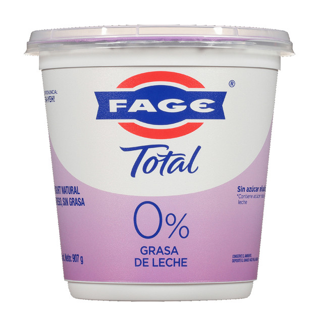 Yogurt Griego Natural Sin Grasa Fage (1lt)