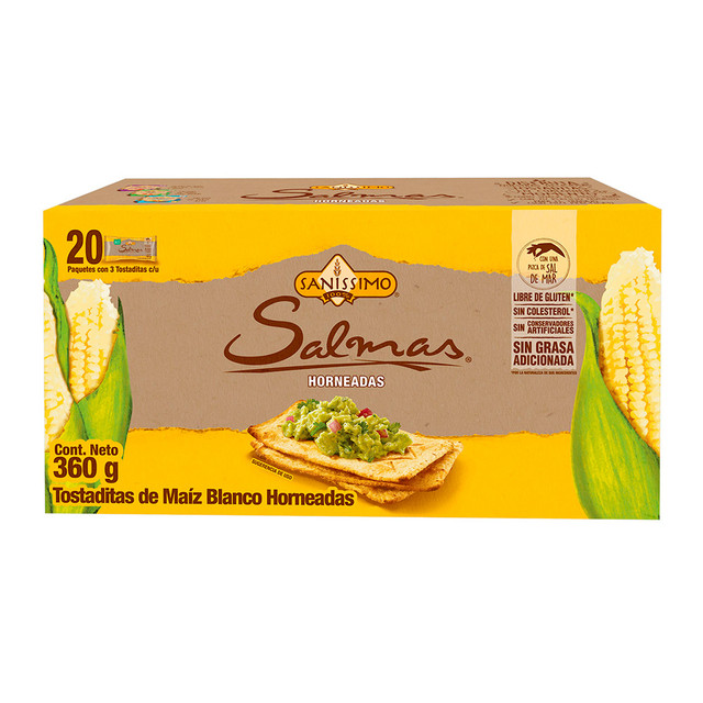 Tostadas De Maíz Horneadas Salmas