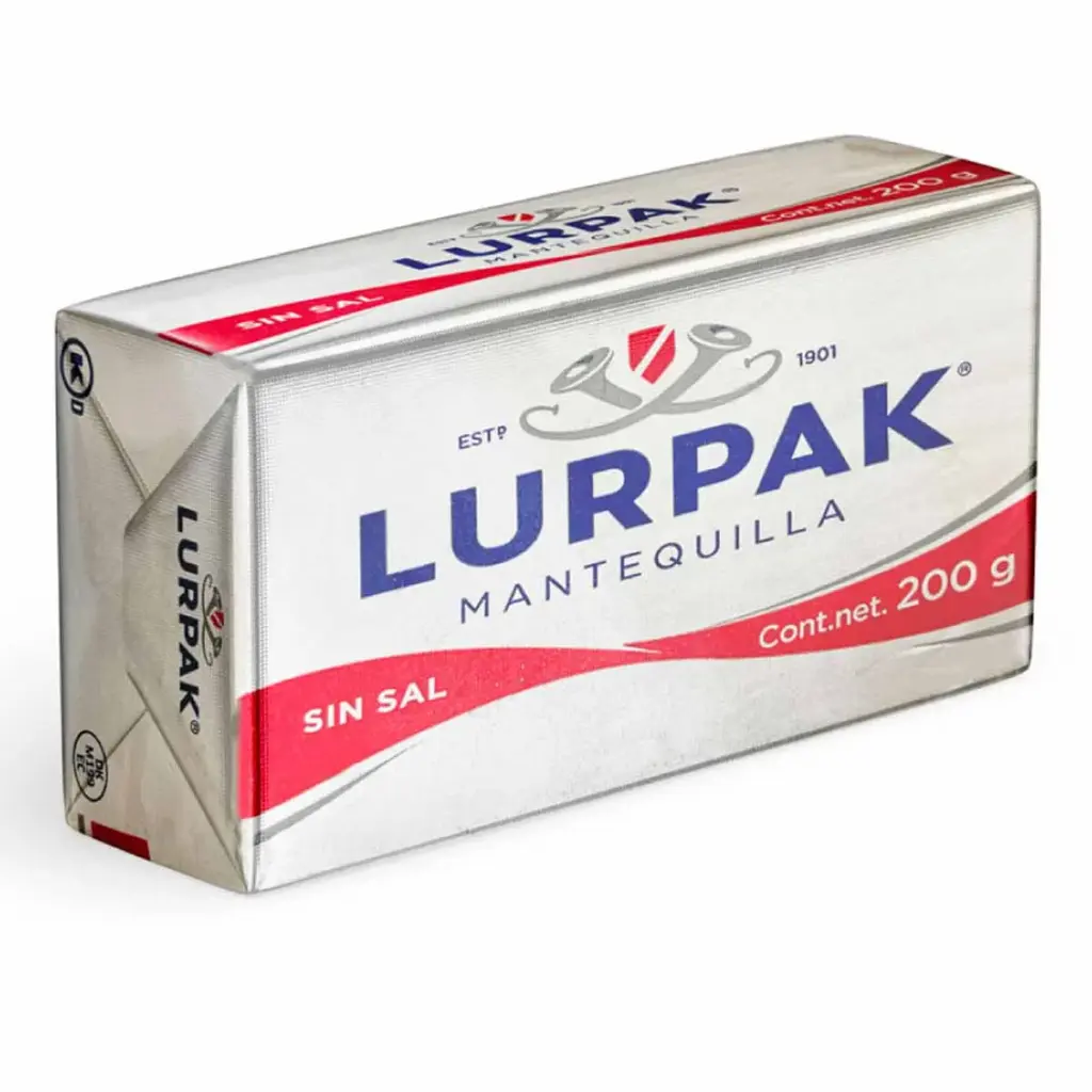 Mantequilla sin sal Lurpak (pz)