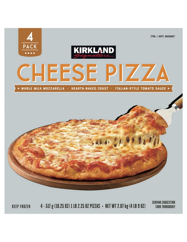 Kirkland Pizzas de Quesos (4pz)