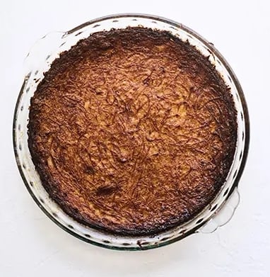 Kugel de papa casero de Mushkies