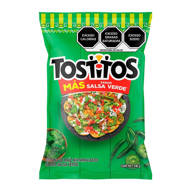 Tostitos Green Salsa Chips (bag)